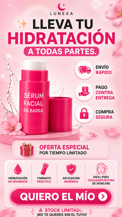 Sérum Facial En Barra Hidratante
